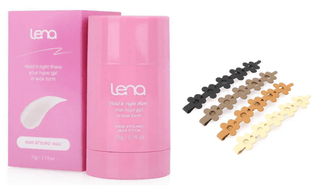 LENA- HAIR STYLING WAX STICK & SEAMLESS CLIPS FLOWER