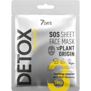 7DAYS DETOX SOS Sheet Face Mask Soothing complex, 25 g