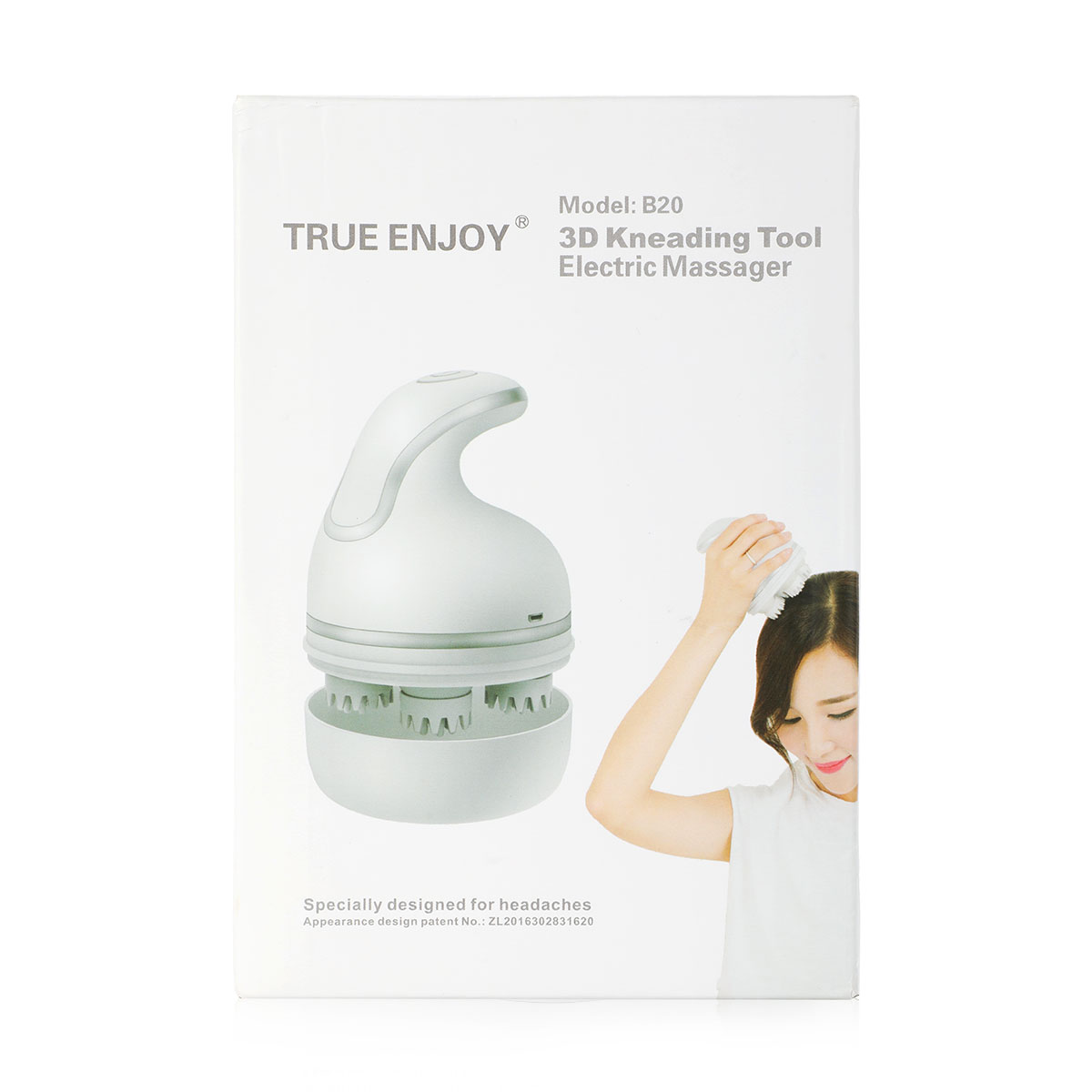 TRUE ENJOY - THE SCALP MASSAGER-BLUE