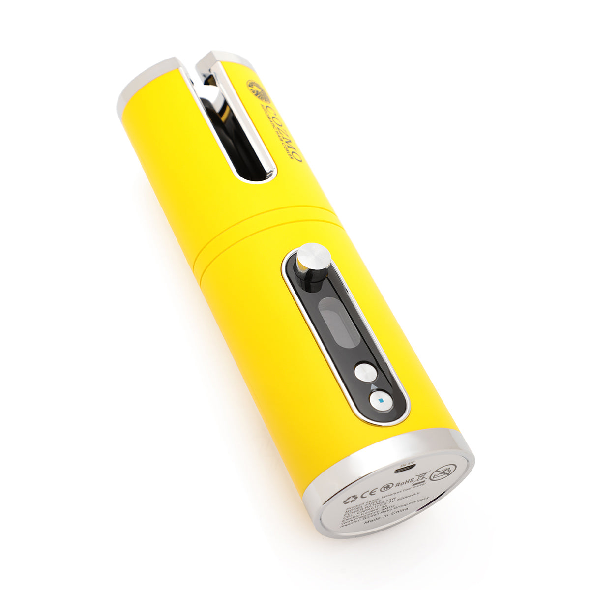 COZMO - PORTABLE AUTOMATIC HAIR CURLER YELLOW