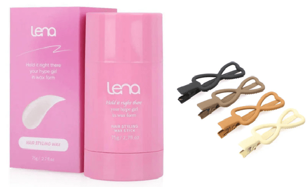 LENA- HAIR STYLING WAX STICK& SEAMLESS CLIPS BUNNY INFINITY