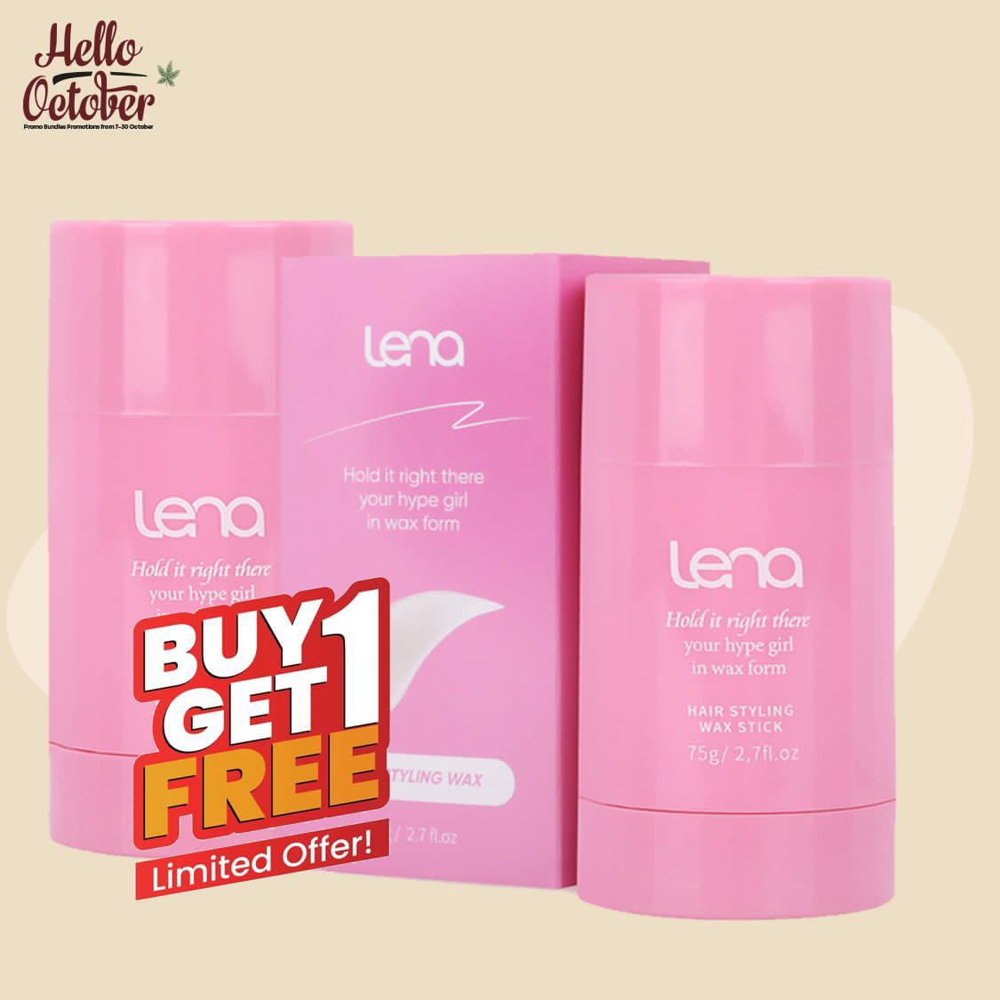 LENA HAIR STYLING WAX (By One Get 1 Free)